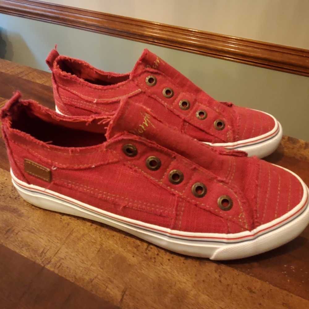Blowfish Red Canvas Women's Sneakers